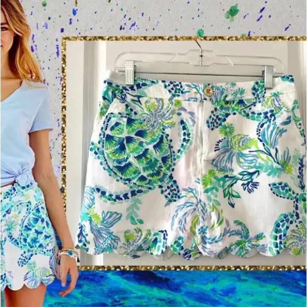NWT Lilly Pulitzer Colette Skort Resort White Island Ride - New Women SIZE 4